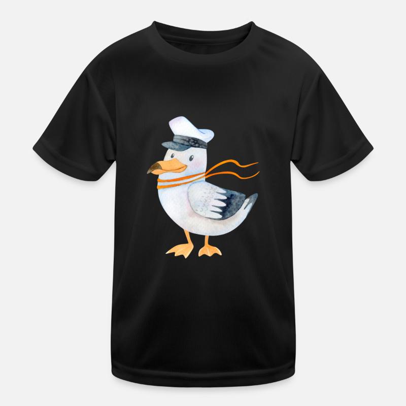 Möwe Kinder Funktions-T-Shirt