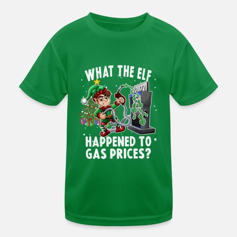 Cuet Elf Christmas What the Elf Kids Functional T-Shirt