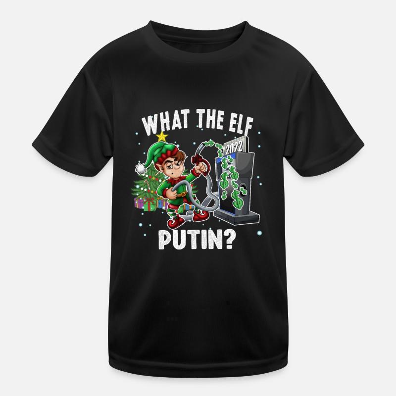 Ce que l’elfe Poutine Drôle de gaz Prix Noël T-shirt sport Enfant