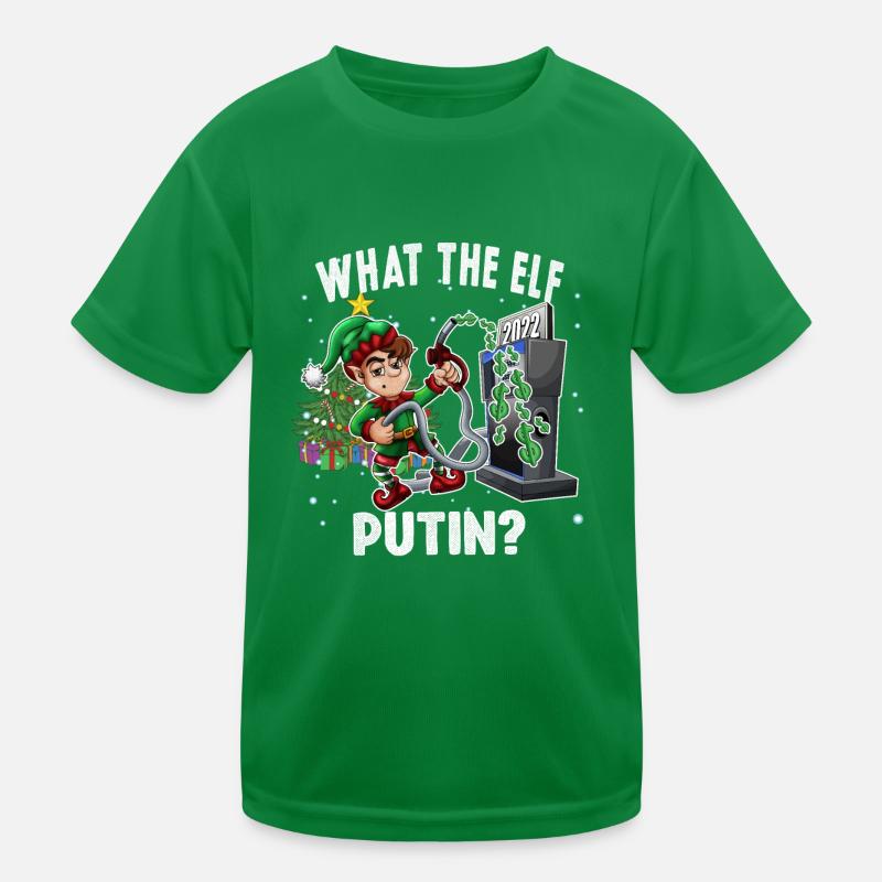 Ce que l’elfe Poutine Drôle de gaz Prix Noël T-shirt sport Enfant