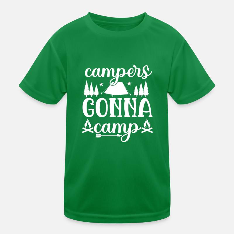 Hiking hikers camping funny saying Kids Functional T-Shirt