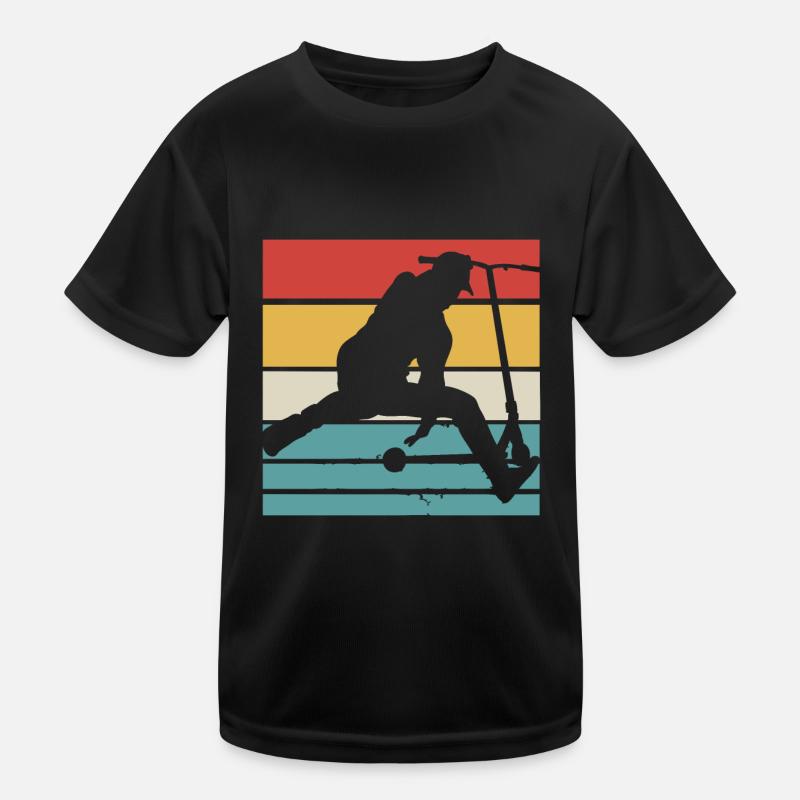 Stuntscooter Kinder Stunt Scooter Tretroller Fun Kinder Funktions-T-Shirt