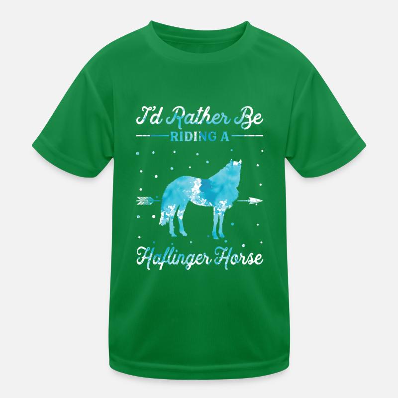 Monter sur un cheval Haflinger T-shirt sport Enfant