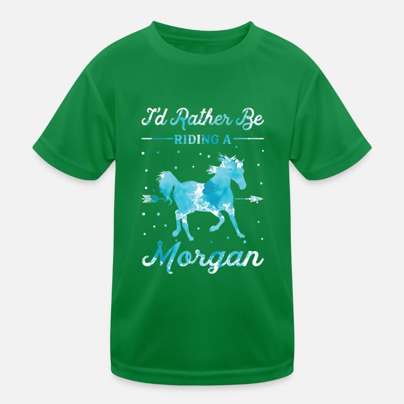 Monter un cheval Morgan T-shirt sport Enfant
