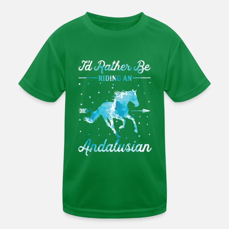 Monter à cheval andalou T-shirt sport Enfant