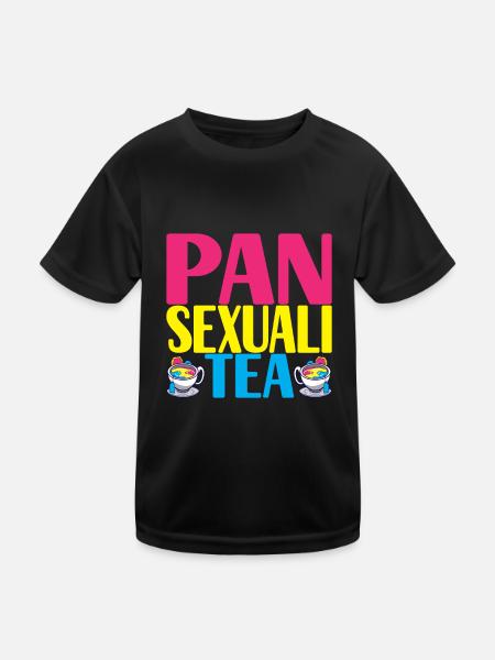 Pansexual LQBTQ - Kids Functional T-Shirt - black - Front