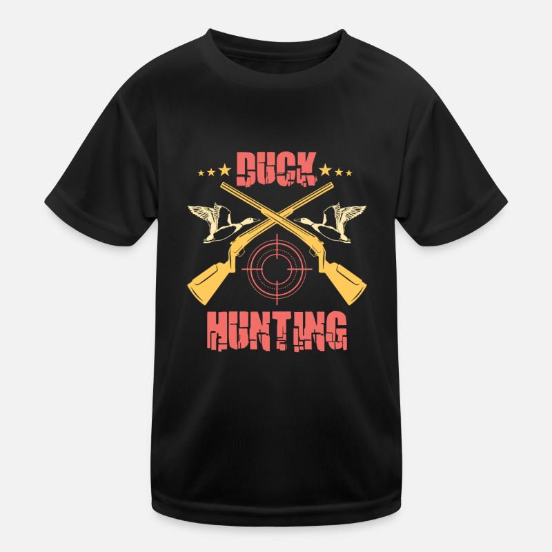 Duck Hunt Duck Hunter Bird Hunting Duck Hunting Kinder Funktions-T-Shirt