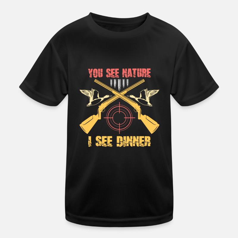 Duck Hunt Duck Hunter Bird Hunting Duck Hunting Kinder Funktions-T-Shirt