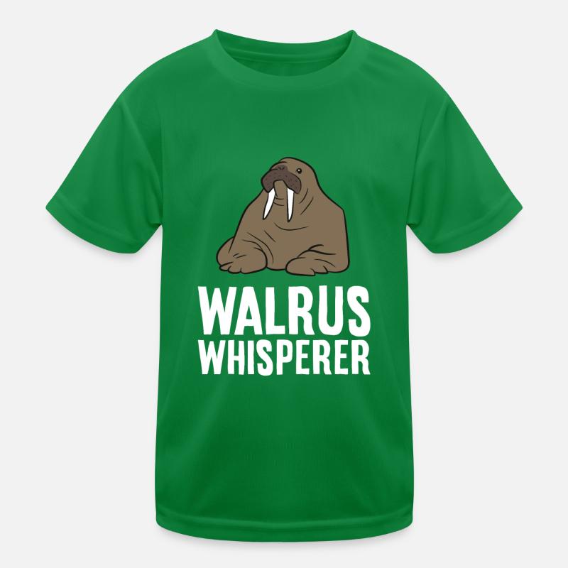 Walrus Whisperer Kids Functional T-Shirt