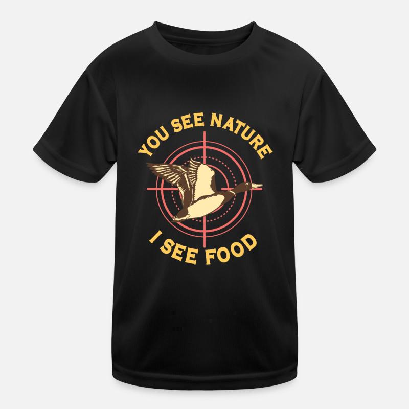 Duck Hunt Duck Hunter Bird Hunting Duck Hunting Kinder Funktions-T-Shirt