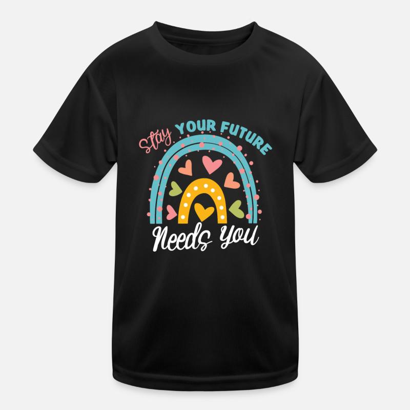 Mental Health Awareness Depression Suicide Prevent Kids Functional T-Shirt