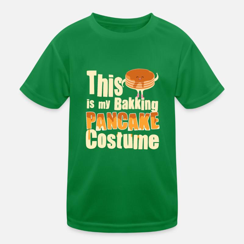 Pancake Baking Costume - Funny Pancake Kids Functional T-Shirt