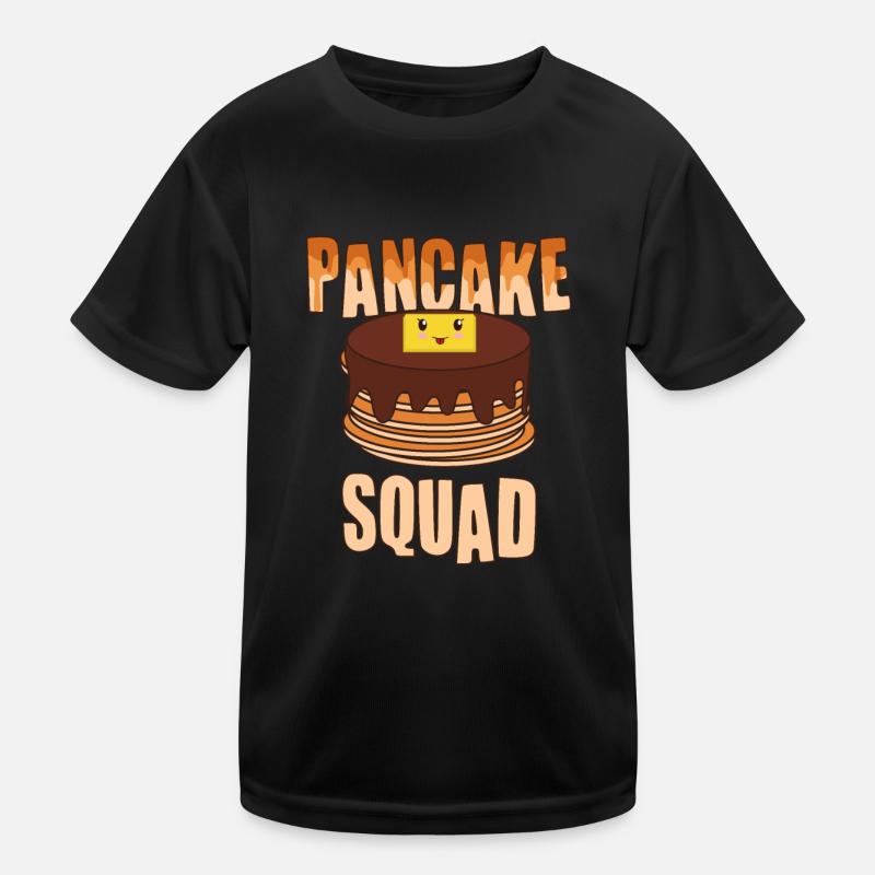 Baking Pancakes - Funny Pancakes Kids Functional T-Shirt