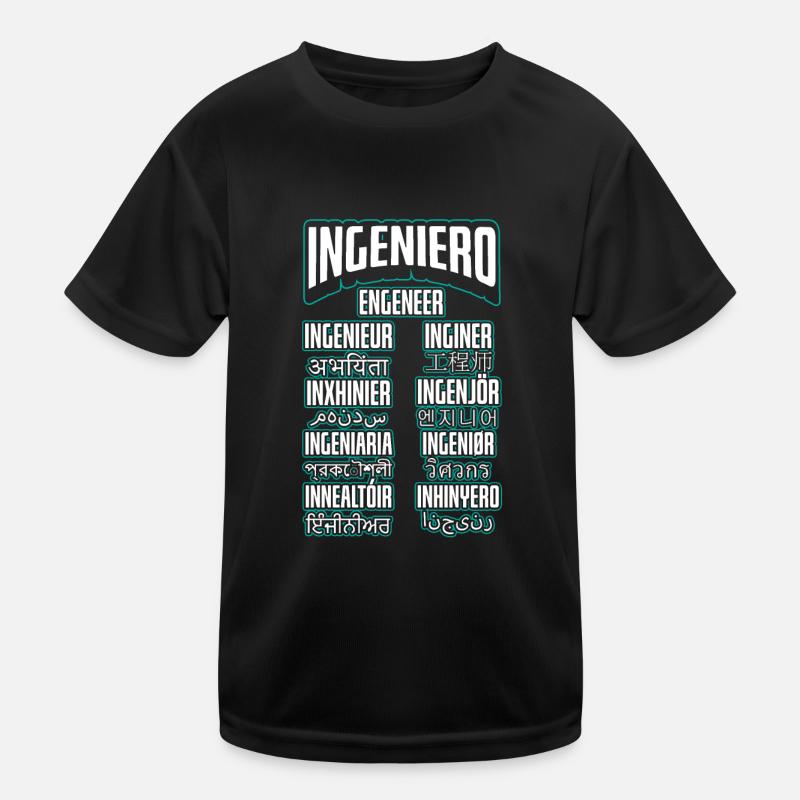 Sprachingenieur Ingenieurkarriere Kinder Funktions-T-Shirt