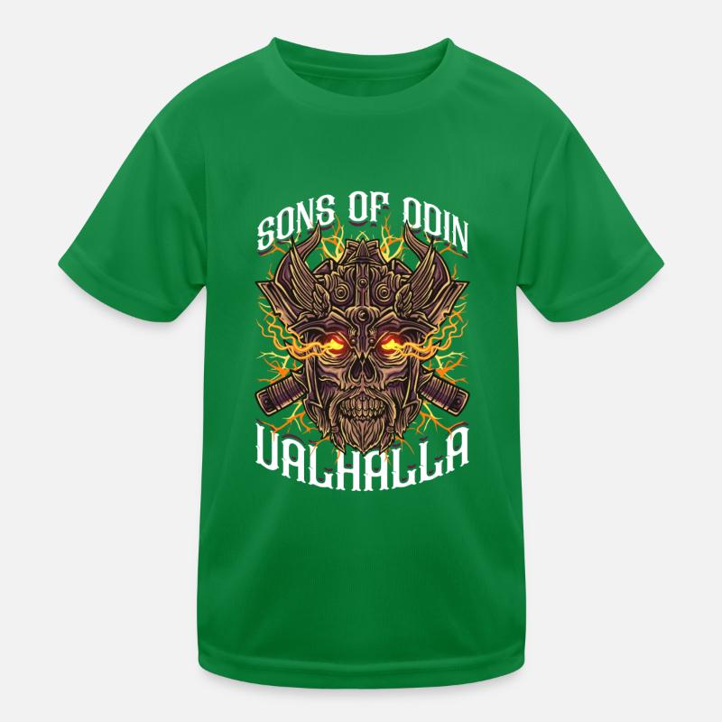 Söhne von Odin Valhala Wikingern Kinder Funktions-T-Shirt