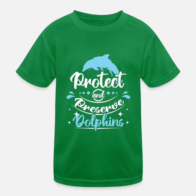 Protéger et préserver les dauphins T-shirt sport Enfant