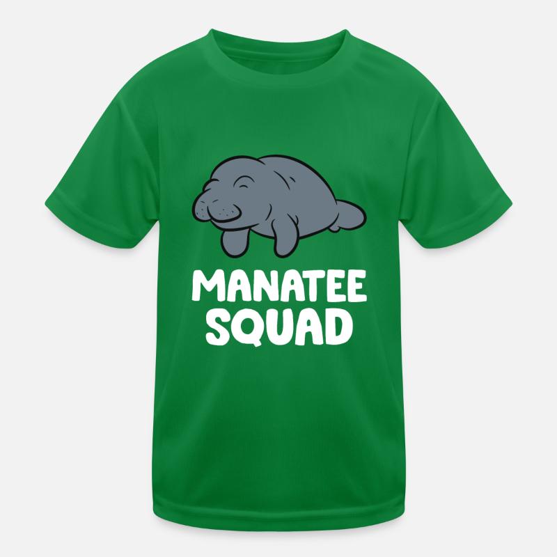 Manatee-Kader Team Manatee Kinder Funktions-T-Shirt
