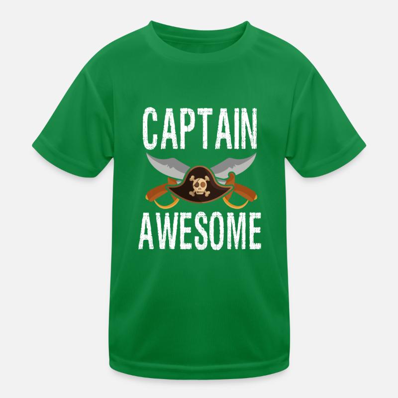 Pirate Captain Genial Kids Functional T-Shirt