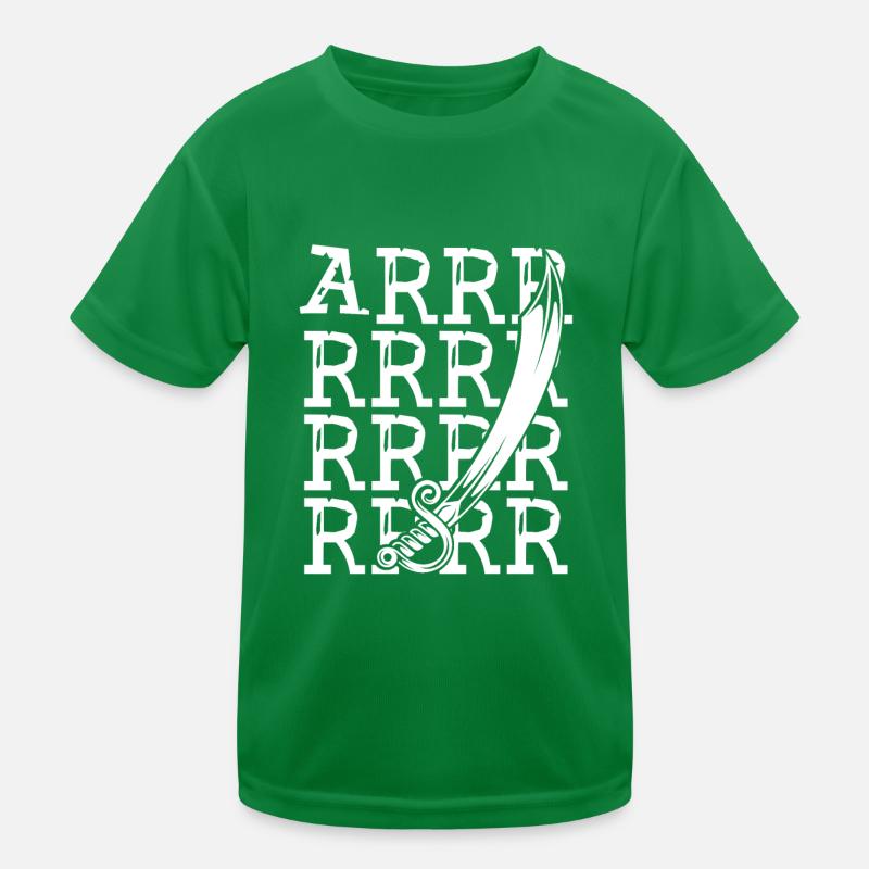 Arrrr Piratenschwert Kinder Funktions-T-Shirt