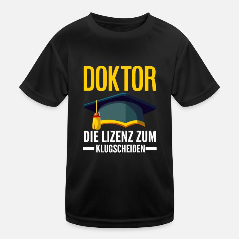 Doktortitel Abschluss Kinder Funktions-T-Shirt