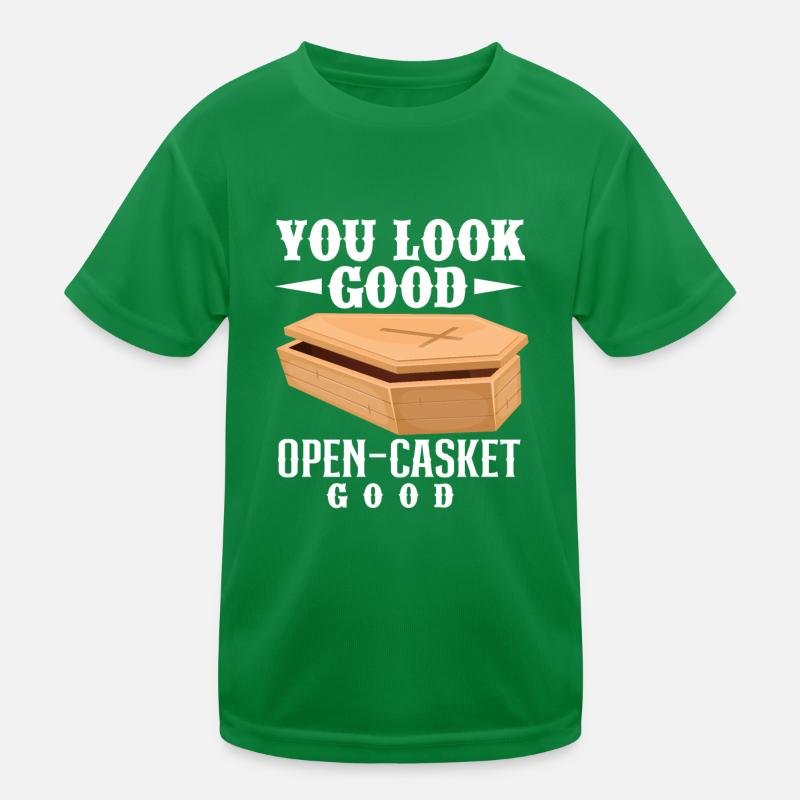 Undertaker Mortician Kids Functional T-Shirt