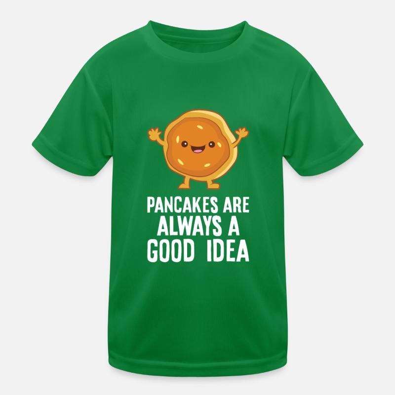 Pfannkuchen sind immer eine gute Idee Kinder Funktions-T-Shirt