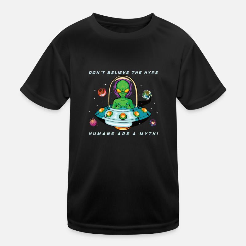 Alien Extraterrestrial Area 51 Ufo Space Geek Kinder Funktions-T-Shirt