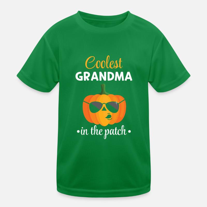 Halloween Coolest Grandma In The Patch I Pumpkin G Kinder Funktions-T-Shirt
