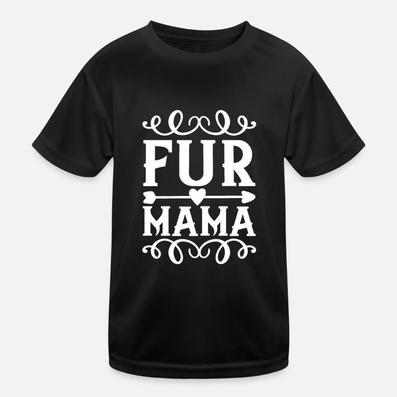 Fur Mom Kids Functional T-Shirt