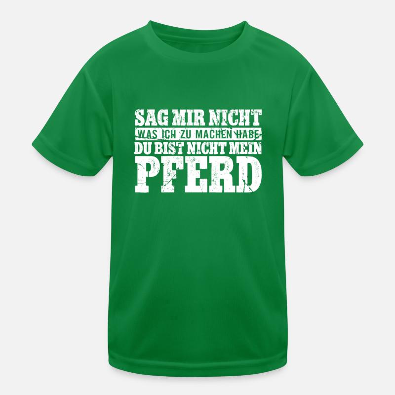 Pferde Kinder Funktions-T-Shirt