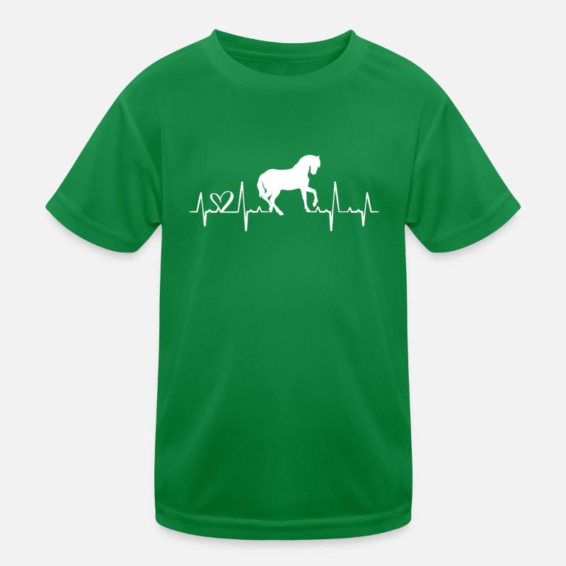 Horses Kids Functional T-Shirt