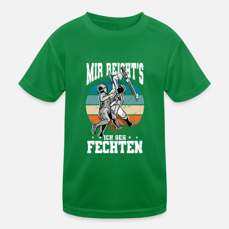 Fechten Kinder Funktions-T-Shirt