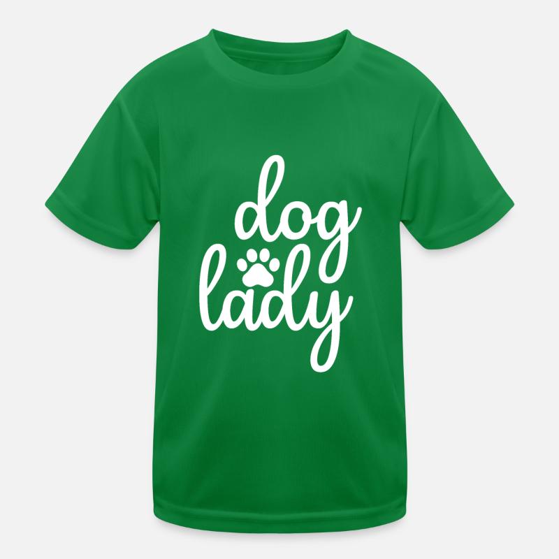 Dame chien T-shirt sport Enfant