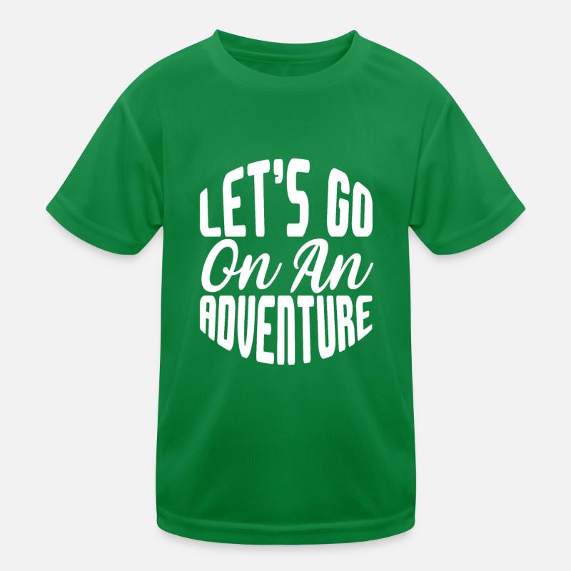 Camping Camper Natur lustiger Spruch Kinder Funktions-T-Shirt