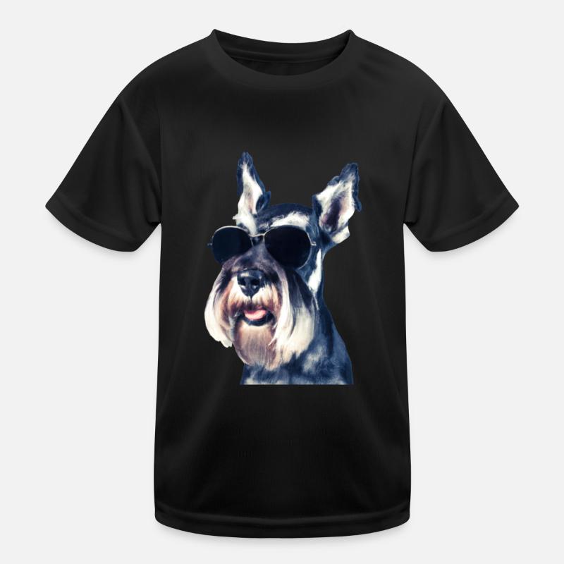 Miniature Schnauzer Kinder Funktions-T-Shirt