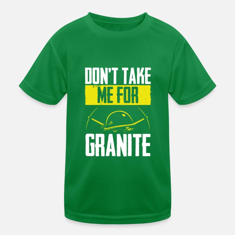 Ne me considérez pas comme du granit T-shirt sport Enfant