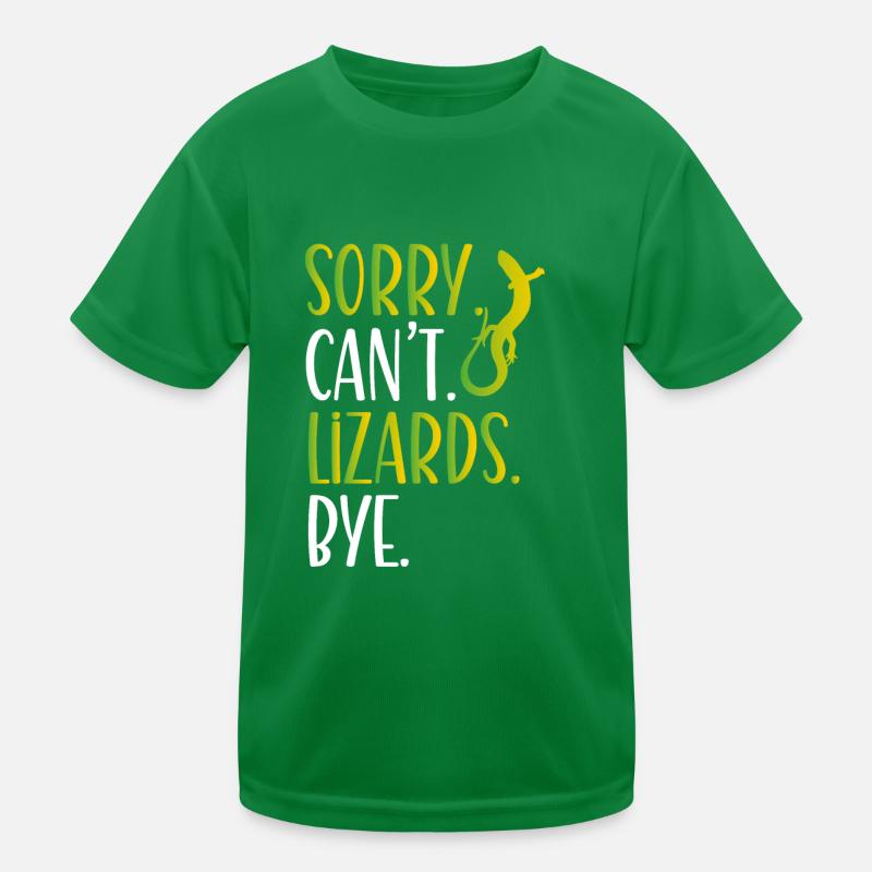 Lizards Bye Kids Functional T-Shirt