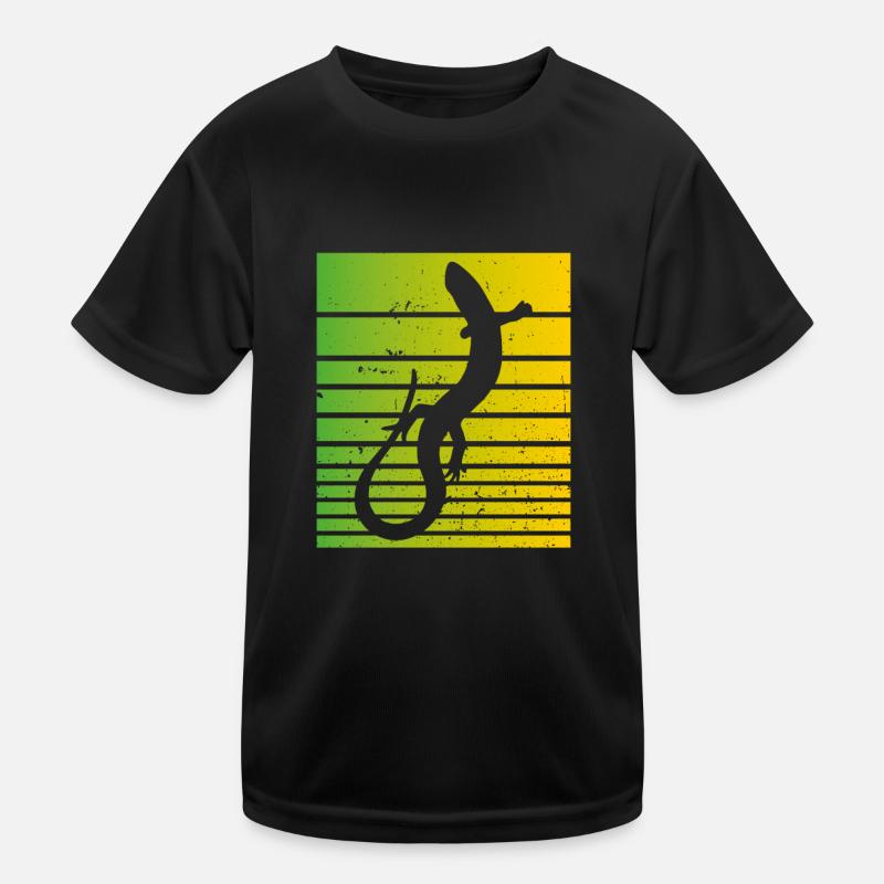 Lézard blanc T-shirt sport Enfant