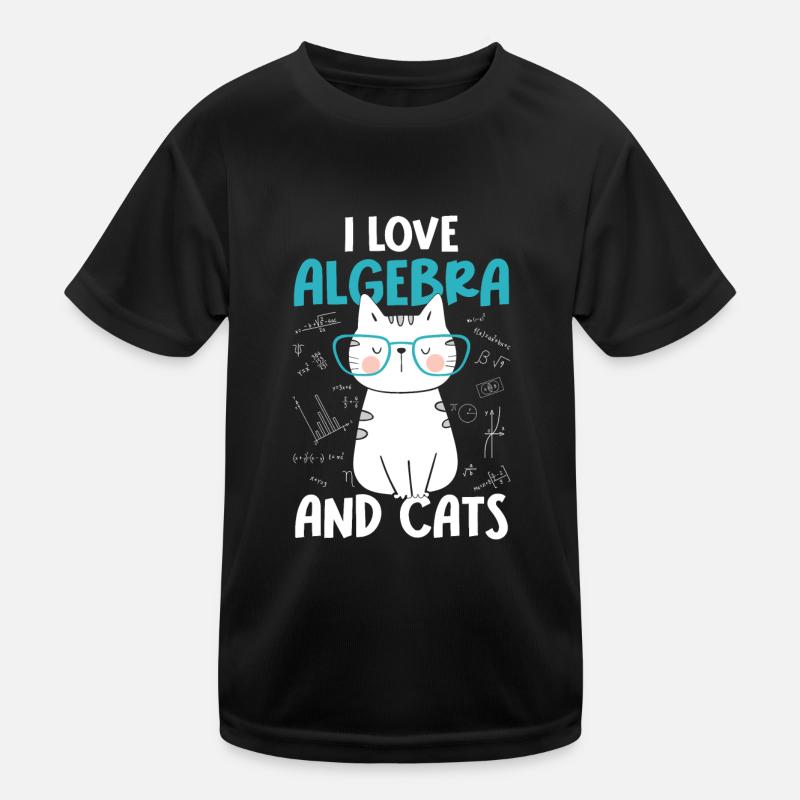 Ich Liebe Mathe Und Katzen - Algebra Kinder Funktions-T-Shirt