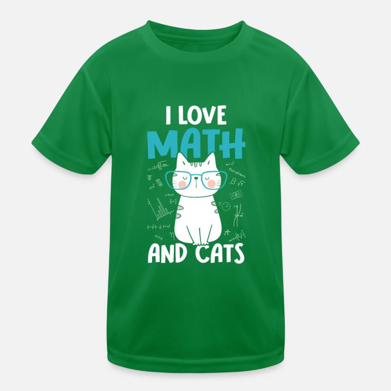 J’aime les chats - Math T-shirt sport Enfant