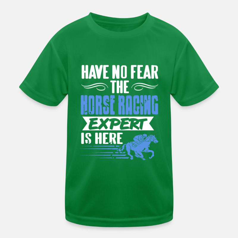 N’ayez pas peur que l’expert en courses de chevaux soit ici cool T-shirt sport Enfant