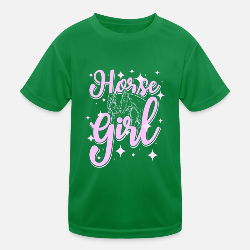 Fille hourse T-shirt sport Enfant