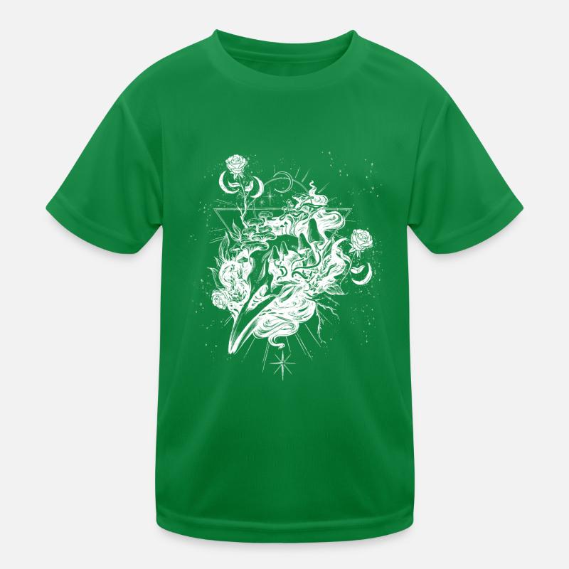 Okkult Goth Gothic Punk Grunge Kinder Funktions-T-Shirt
