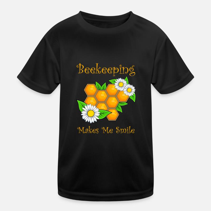 Beekeeper Beehive Funny Hobby Bee Keeper Kids Functional T-Shirt