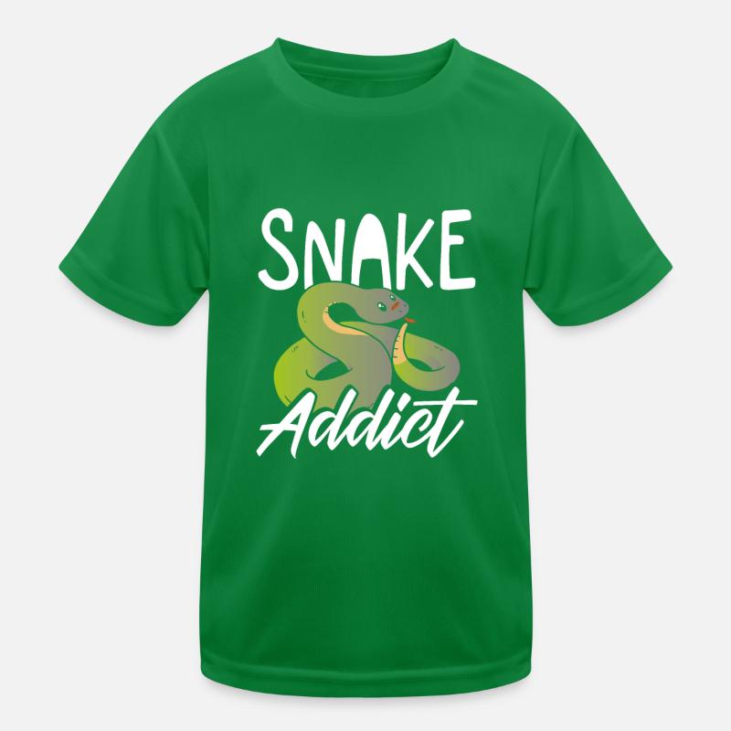 Snake addicted Kids Functional T-Shirt