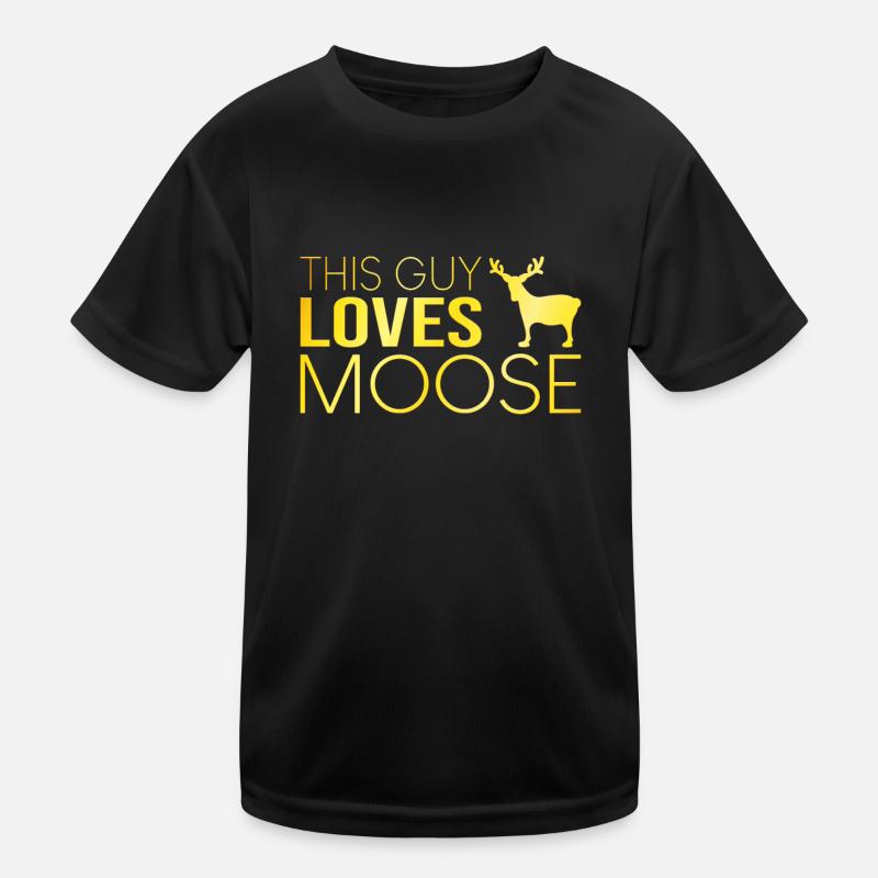 Ce gars aime l’orignal T-shirt sport Enfant
