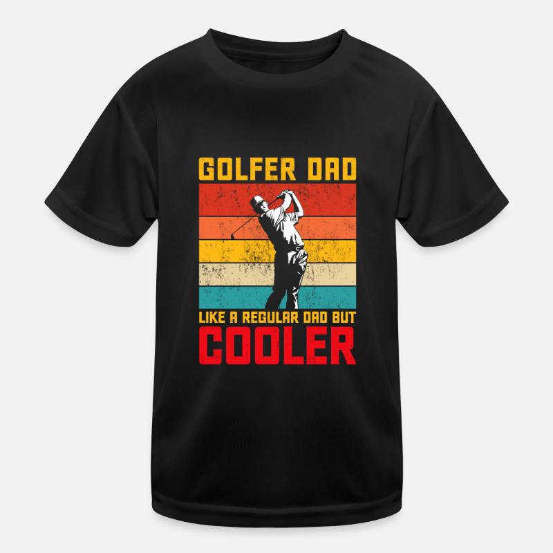Golfer Dad Kinder Funktions-T-Shirt