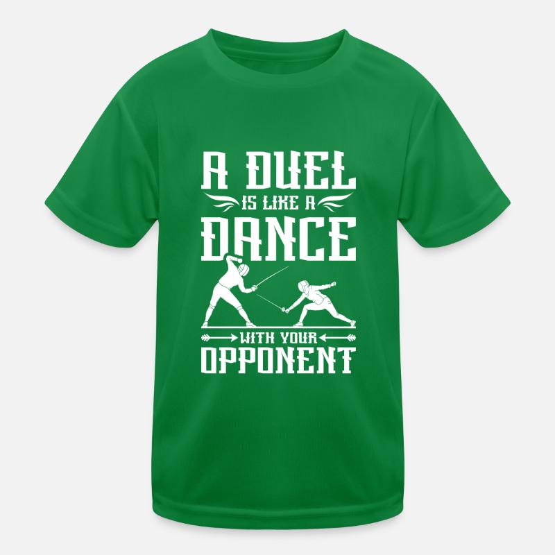 Un duel, c’est comme danser avec son adversaire T-shirt sport Enfant
