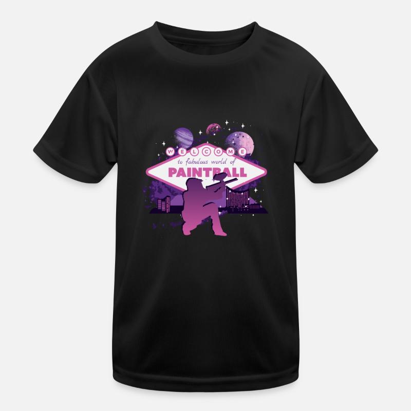Fabuleux monde du paintball T-shirt sport Enfant