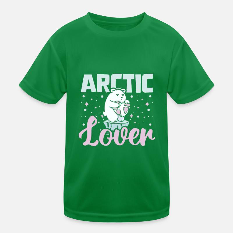 Polar bears Arctic lover Kinder Funktions-T-Shirt